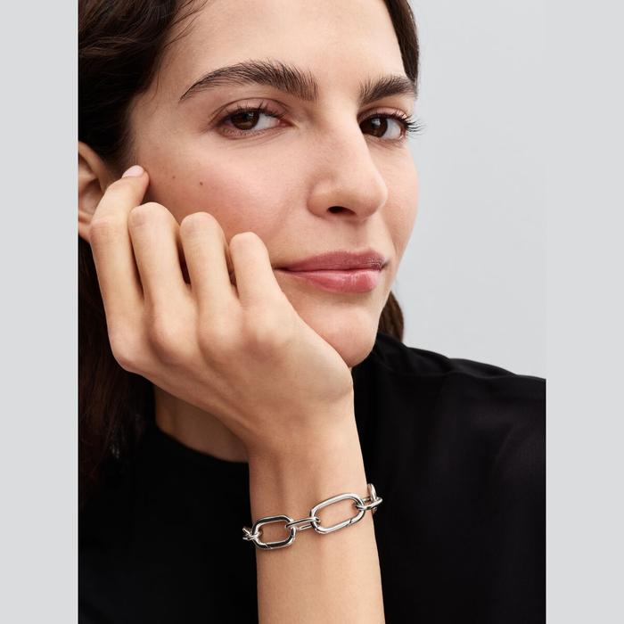 Bracciale Maglia Link Grande con 3 Link Apribili Pandora ME