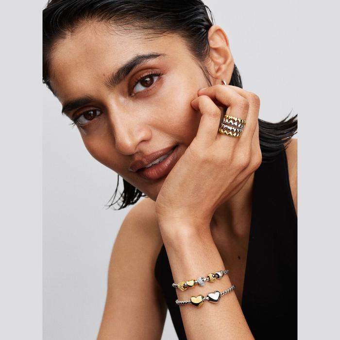 Bracciale Maglia Spiga con Chiusura a Sfera