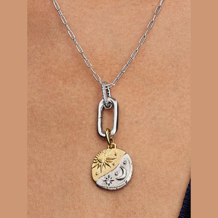 Medallion Sole e Luna "Ad Astra Per Aspera"