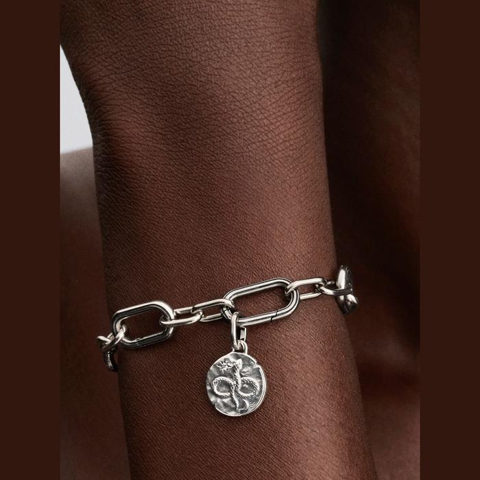 Medallion Serpente "Memento Vivere"