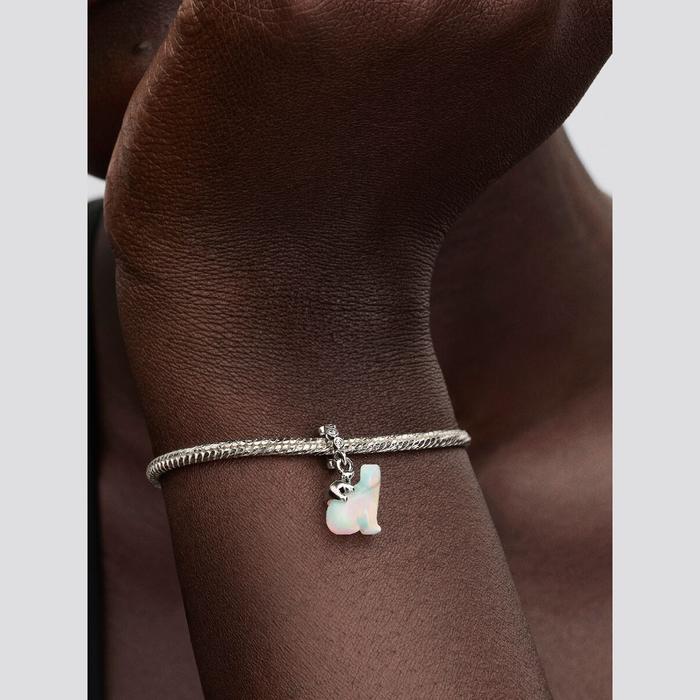 Charm Pendente Orso Polare Mamma e Cucciolo
