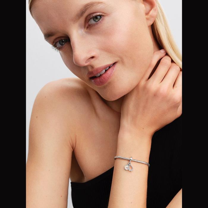 Charm Pendente Doppio Infinito Opalescente