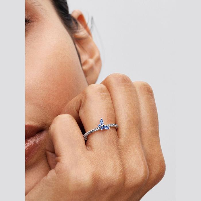 Anello Farfalla scintillante