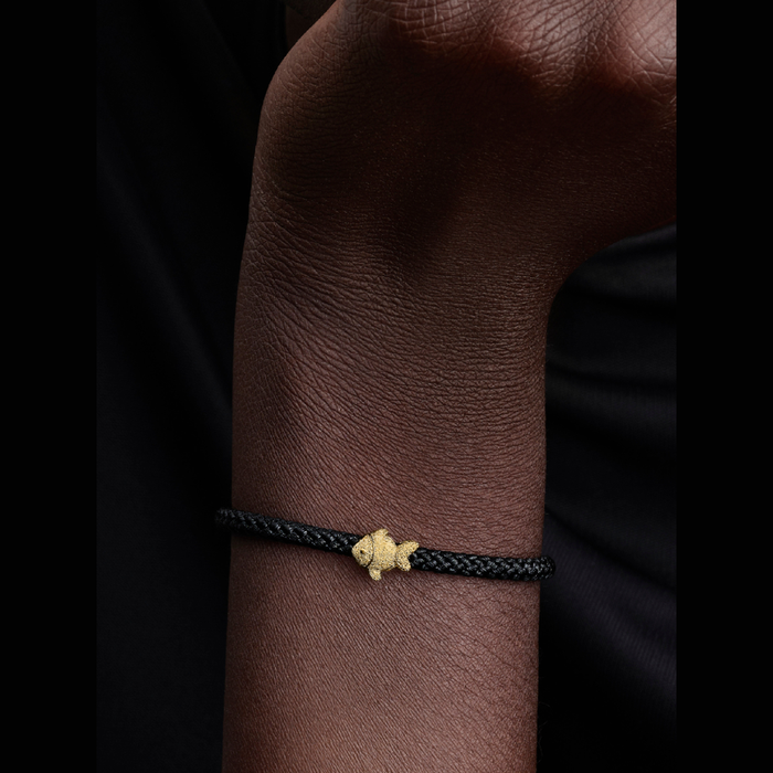 Mini Charm Pesce effetto diamantato