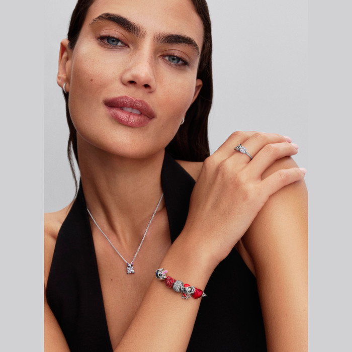 Charm Disney, Lilo & Stitch, Stitch con la rosa