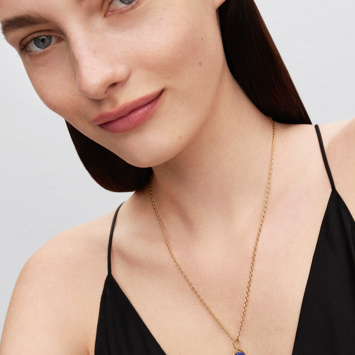 Charm Pendente Pianeta Blu che ruota