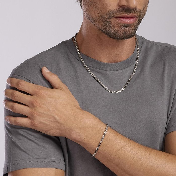 Bracciale con inserti lucidi MY STYLE
