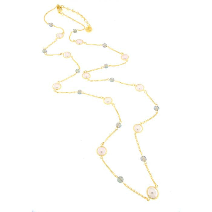 Collana in Metallo con perline