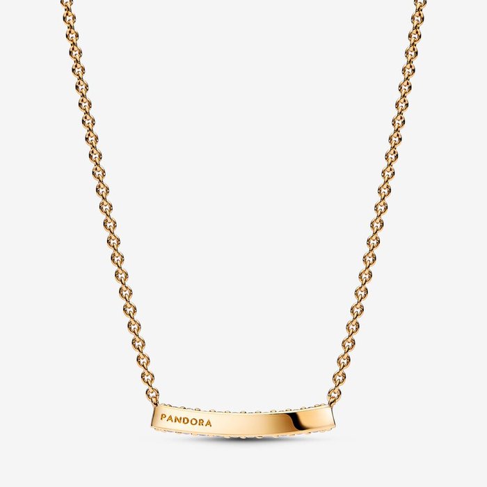 Collier simple bande pavée