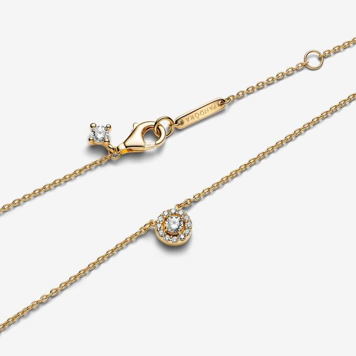 Point Light and Pavè Necklace