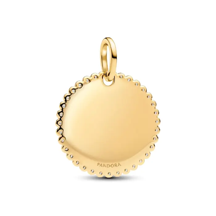 Pendente con Medaglia Rotonda Personalizzabile