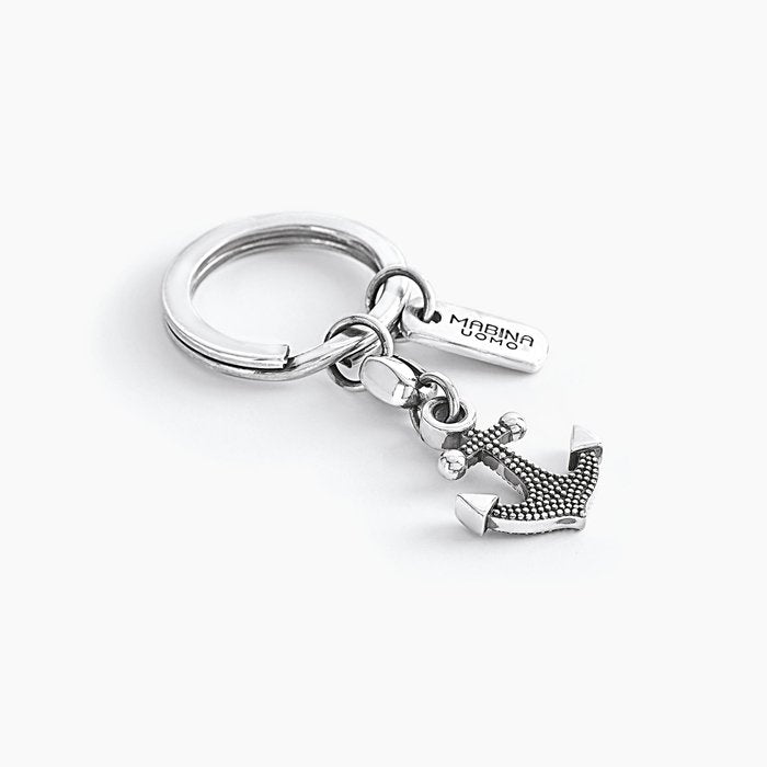 NAVY RULE Anchor Pendant Keychain