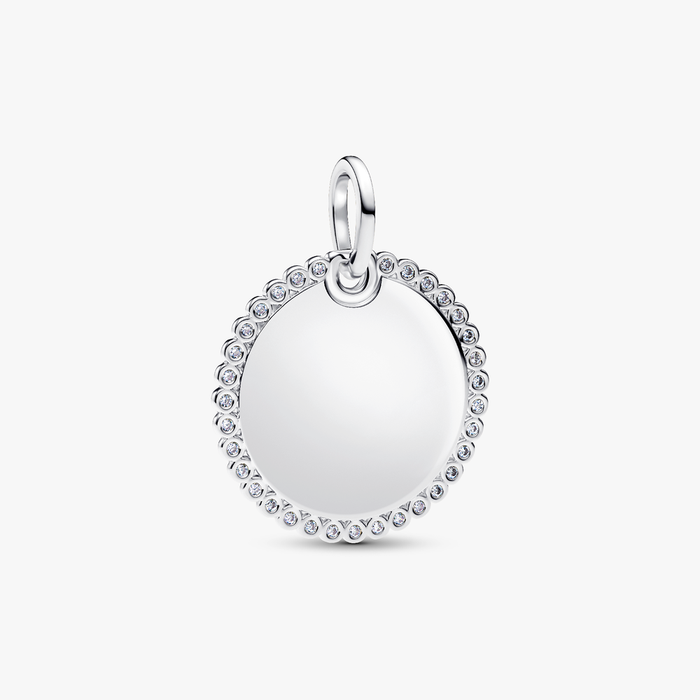 Collane e Pendenti Charm Pendente Medaglia Luminosa da incidere