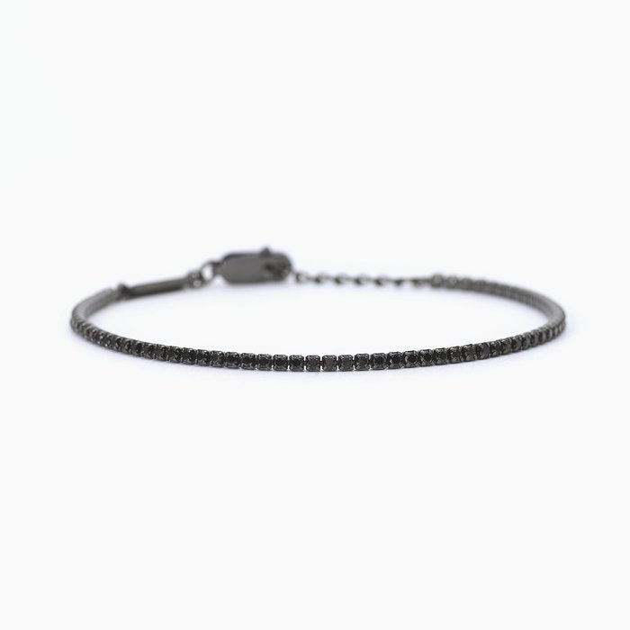 Bracciale tennis nero MINI TENNIS