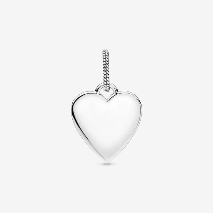 Colliers avec pendentif en forme de cœur à graver