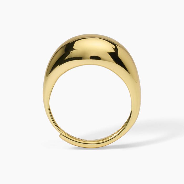 NICOLE gold plated silver chevalier ring