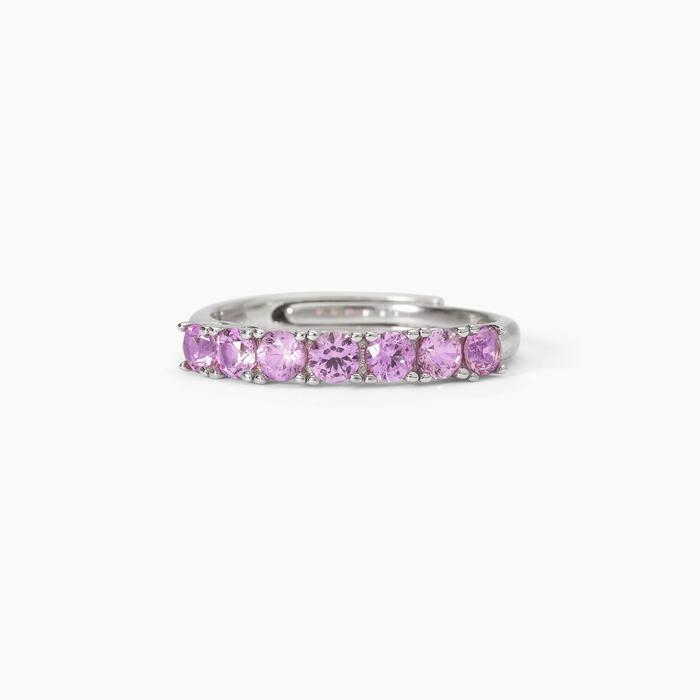 Anello in argento con tormalina sintetica SOIRÉE
