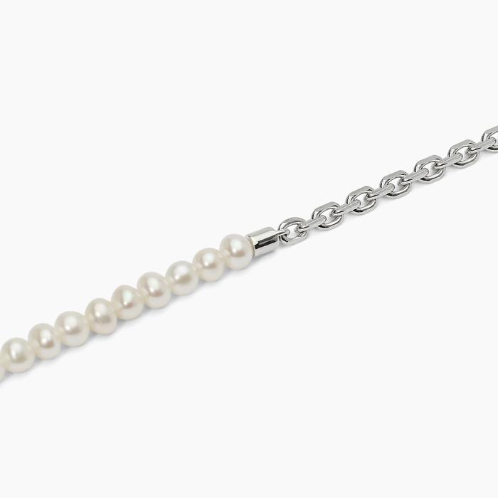 Bracelet SHAKER en argent et perles