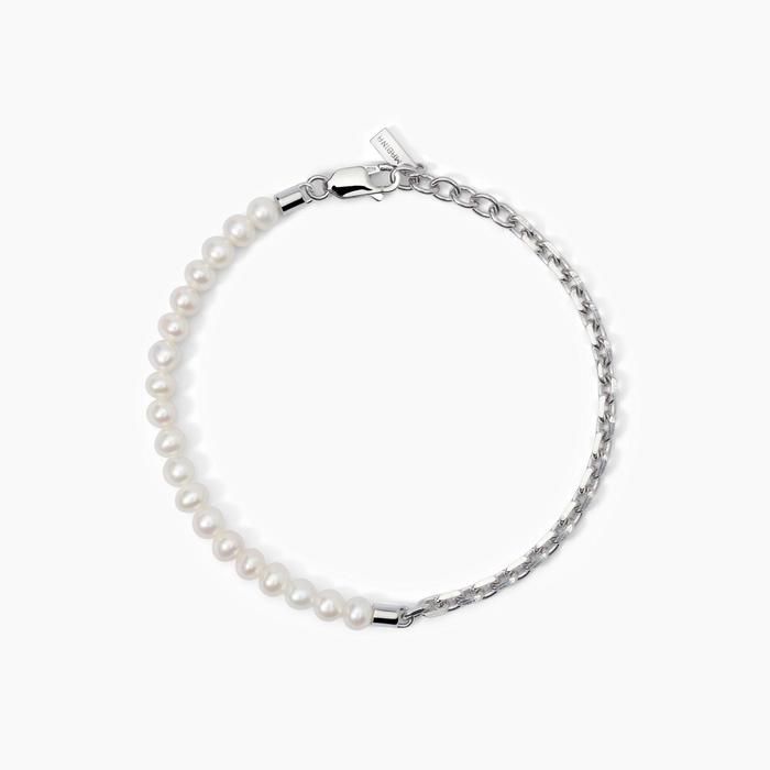 Bracelet SHAKER en argent et perles