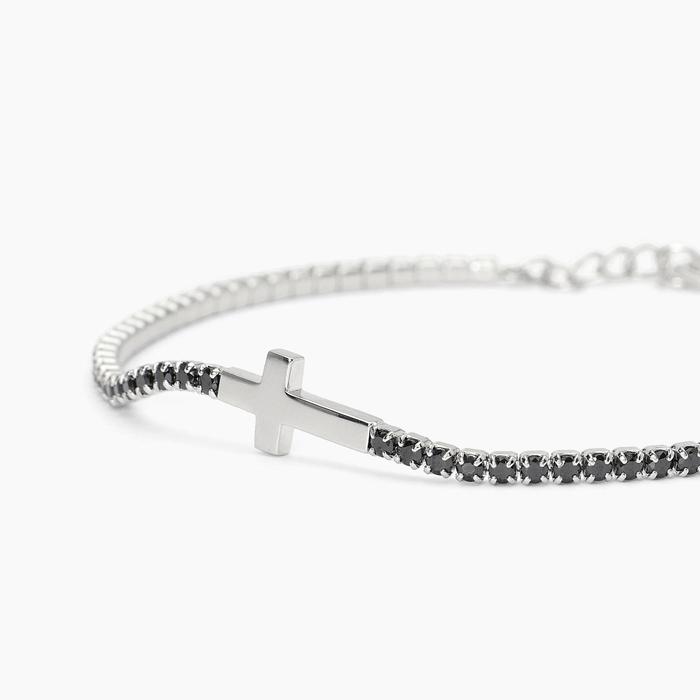 Bracelet Croix MYSTIQUE en Argent