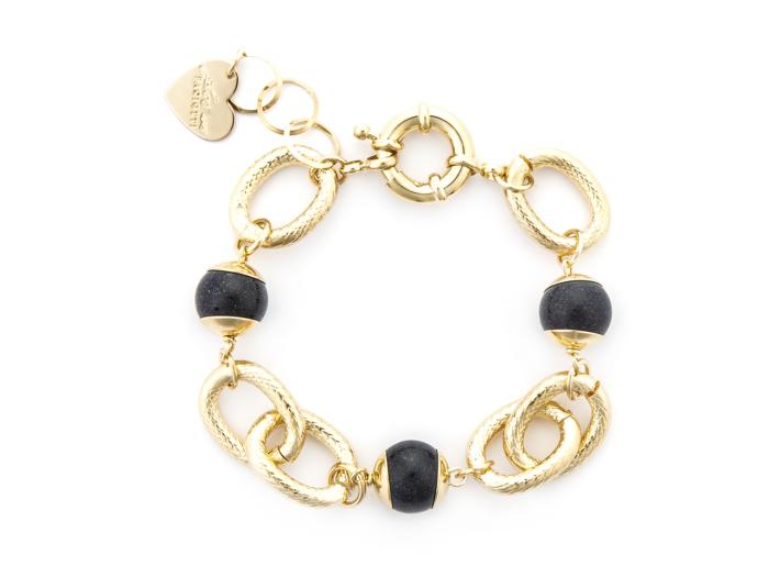 BRACCIALE PIETRA NERA