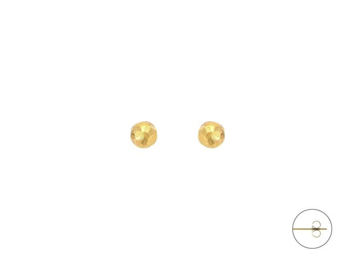 ORECCHINI ACCIAIO E PVD ORO