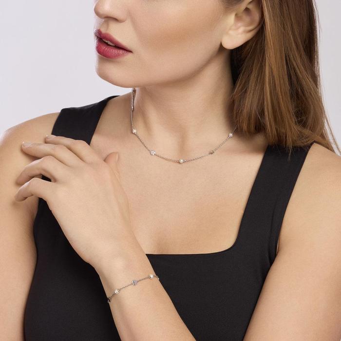 Bracciale in argento con stelle Sky Love