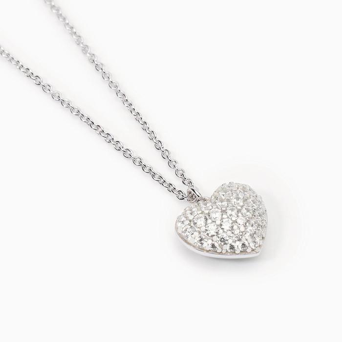 Love Gesture Zirconia Heart Choker