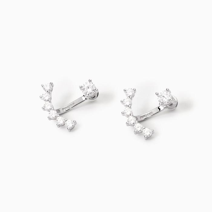 Boucles d'oreilles Ludovica Drop en zircone