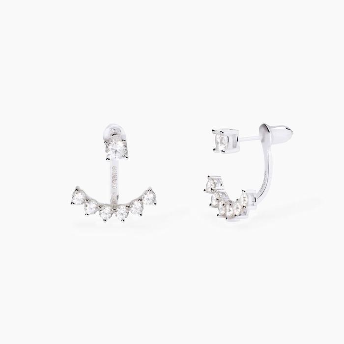 Boucles d'oreilles Ludovica Drop en zircone