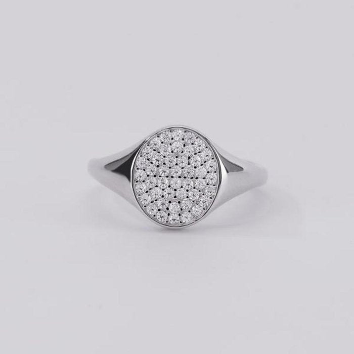 SIGNET RING PAVÉ