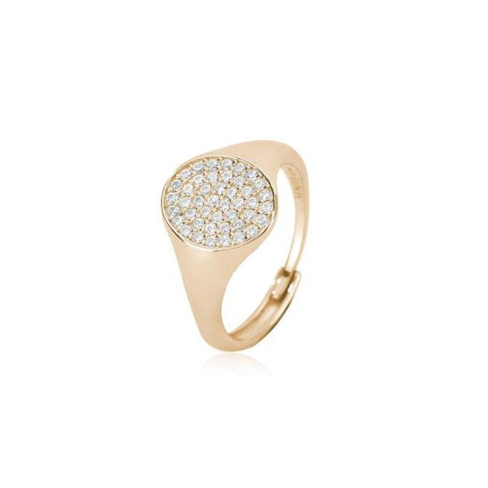 SIGNET RING PAVÉ