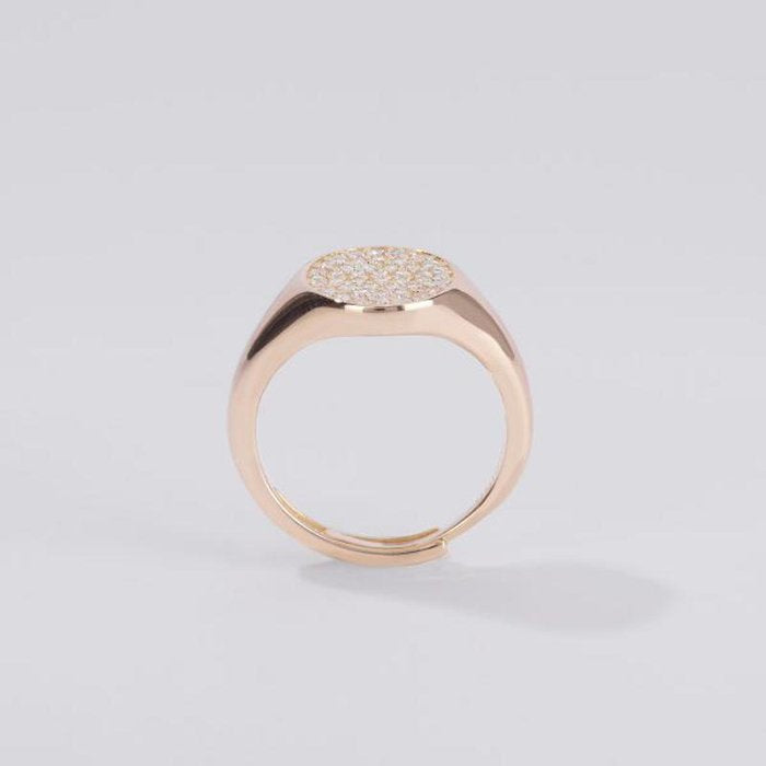 SIGNET RING PAVÉ