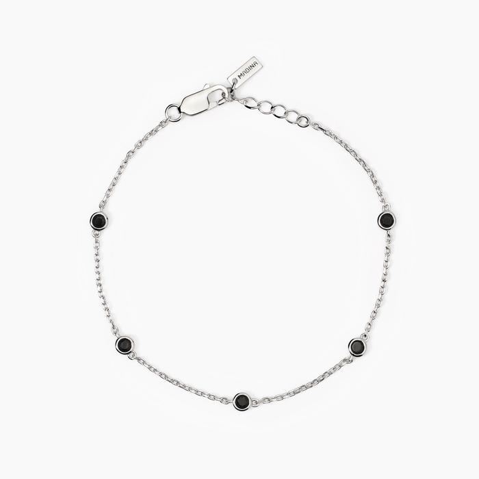 Bracelet homme avec chaîne et zircone Spotlight
