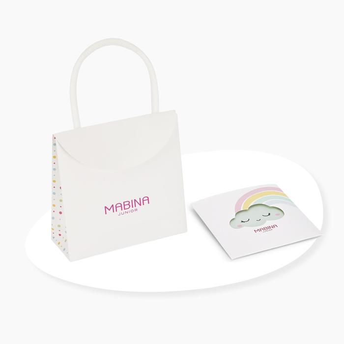 Bracciale neonato con lettera G e diamante Lab-Grown Welcome Baby