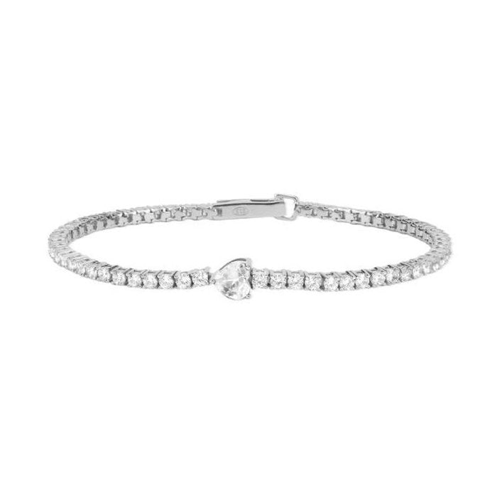 BRACELET DE TENNIS AVEC COEUR