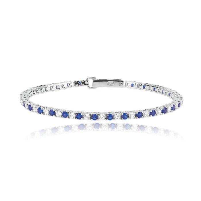 Tennis Club Synthetic Sapphire Tennis Bracelet