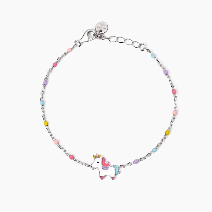 Bracciale con unicorno smaltato Unicorno Magico