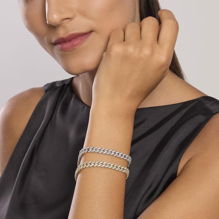 Gold Plated Bracelet with Groumette Chain Privilege
