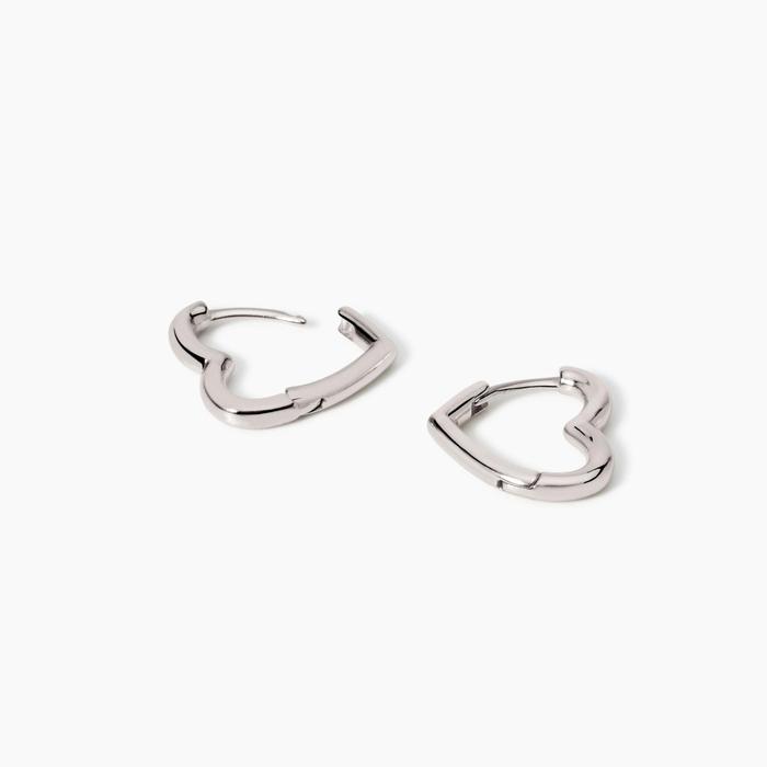 Heart Hoop Earrings Around The Corner