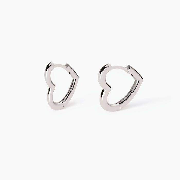 Heart Hoop Earrings Around The Corner