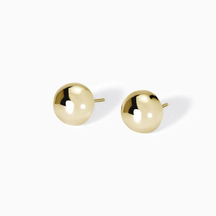 Boucles d'oreilles à tige en argent plaqué or Your Moment