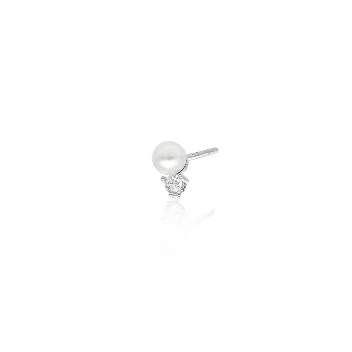 BOUCLE D'OREILLE UNIQUE EN PERLE