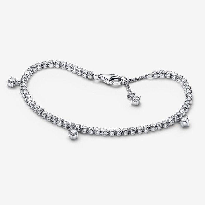 Bracciale Tennis con Gocce Luminose