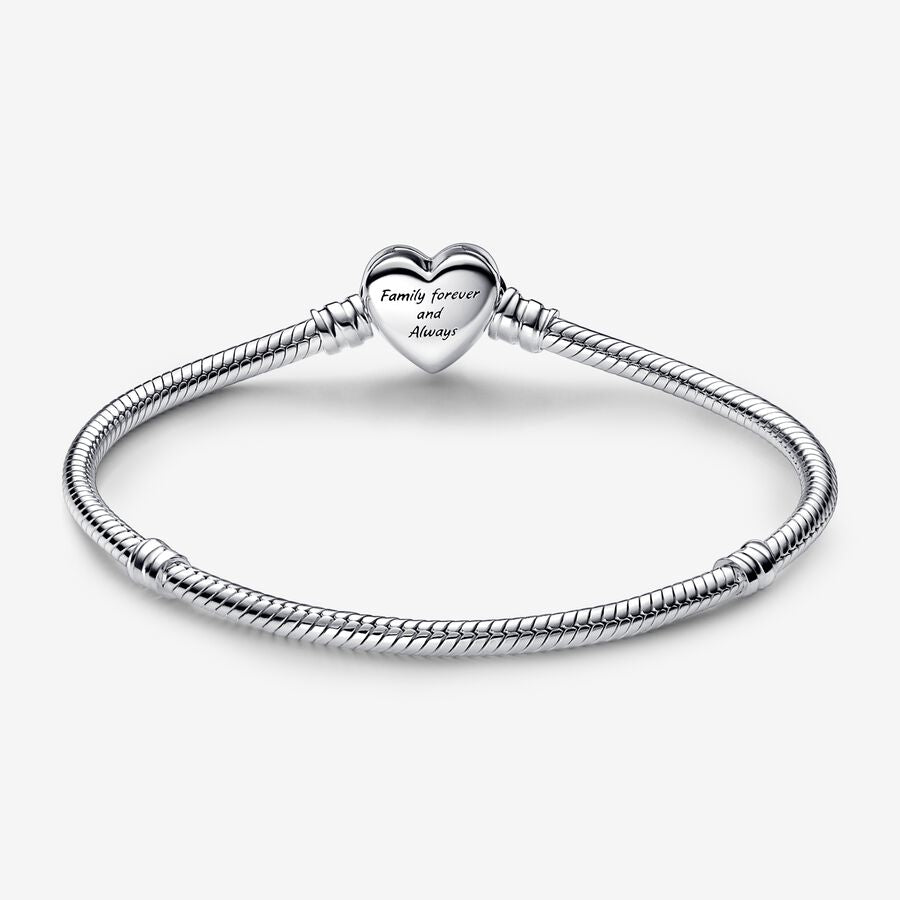 Bracciale con Chiusura Cuore Infinito Pietre Luminose