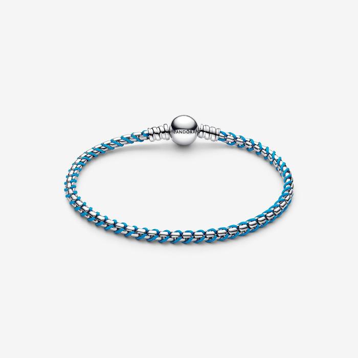 Bracciale Intreccio Tessuto Turchese