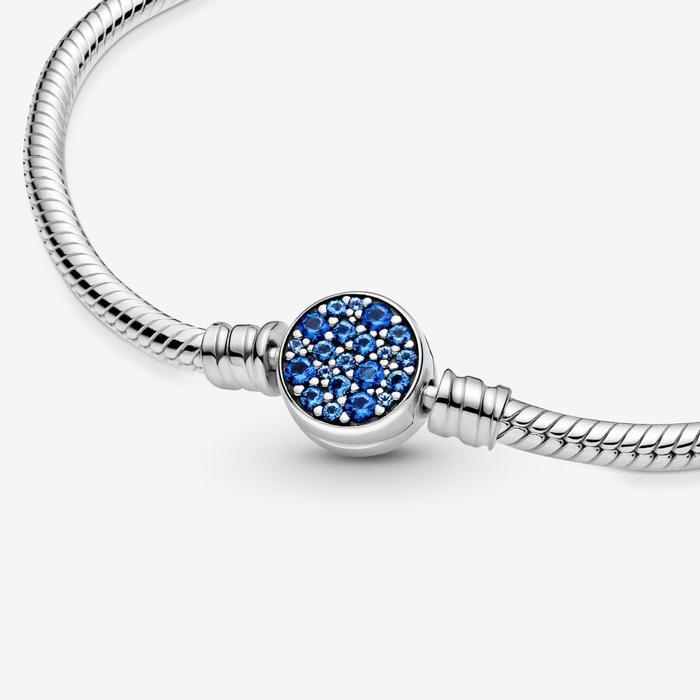 Bracelet with Blue Stone Clasp