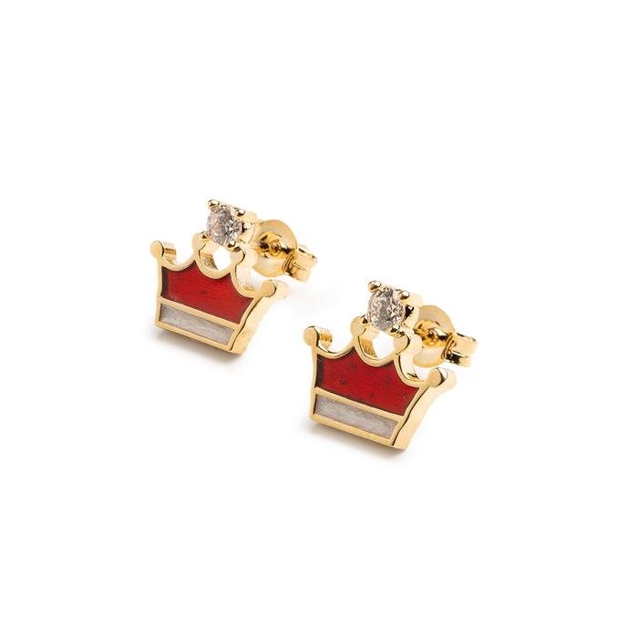 Easy Crown Earrings