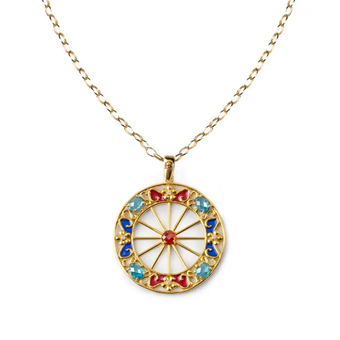 Collana Pendente Ruota Anniversary
