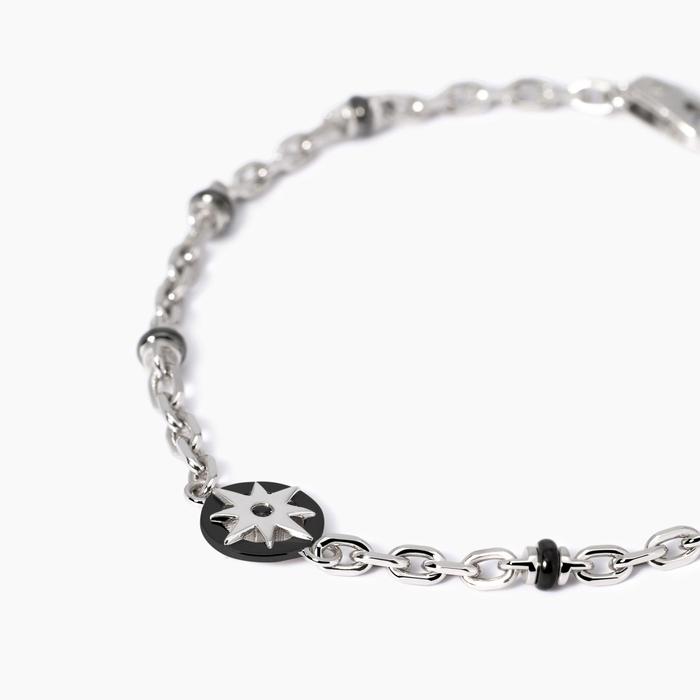 Bracciale regolabile con rosa dei venti Bali